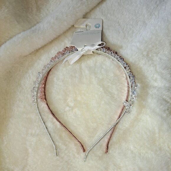 NWT Edgehill Collection Crystal Headband 2pk - Picture 5 of 10